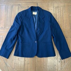 Pendleton navy wool blazer women’s 10 vintage 90s wool academia preppy classic